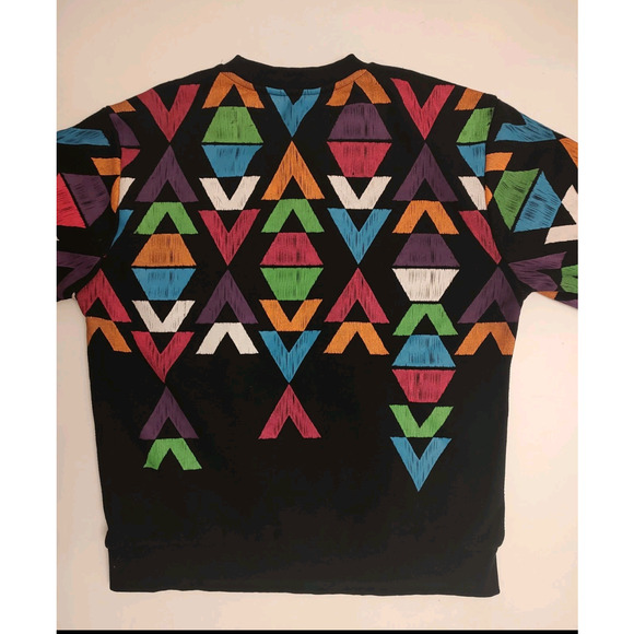 CREATE 2MRW Infinite Drip Sweater Large Pull-over Long Sleeves Flaw READ - Picture 2 of 6